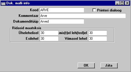 Mine DokumenditŸŸbi všljale ja vali tÿÿp kasutades Ctrl-Enter klahvikombinatsiooni.