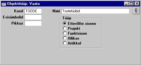 ldine moodul - Objektide register Objektide register Hansas saad kasutada Objekte kontode klassifitseerimiseks ning aruandluse liigendamiseks.