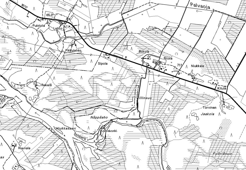 Hannu Pajunen 7 Illinsuo Illinsuo (kl 3422 12, x = 7217,3, y = 3451,7) sijaitsee Kiiminkijoen ja Kiimingintien välissä noin 9 km kunnan keskustasta länteen Suo rajoittuu etelässä Kiiminkijoen