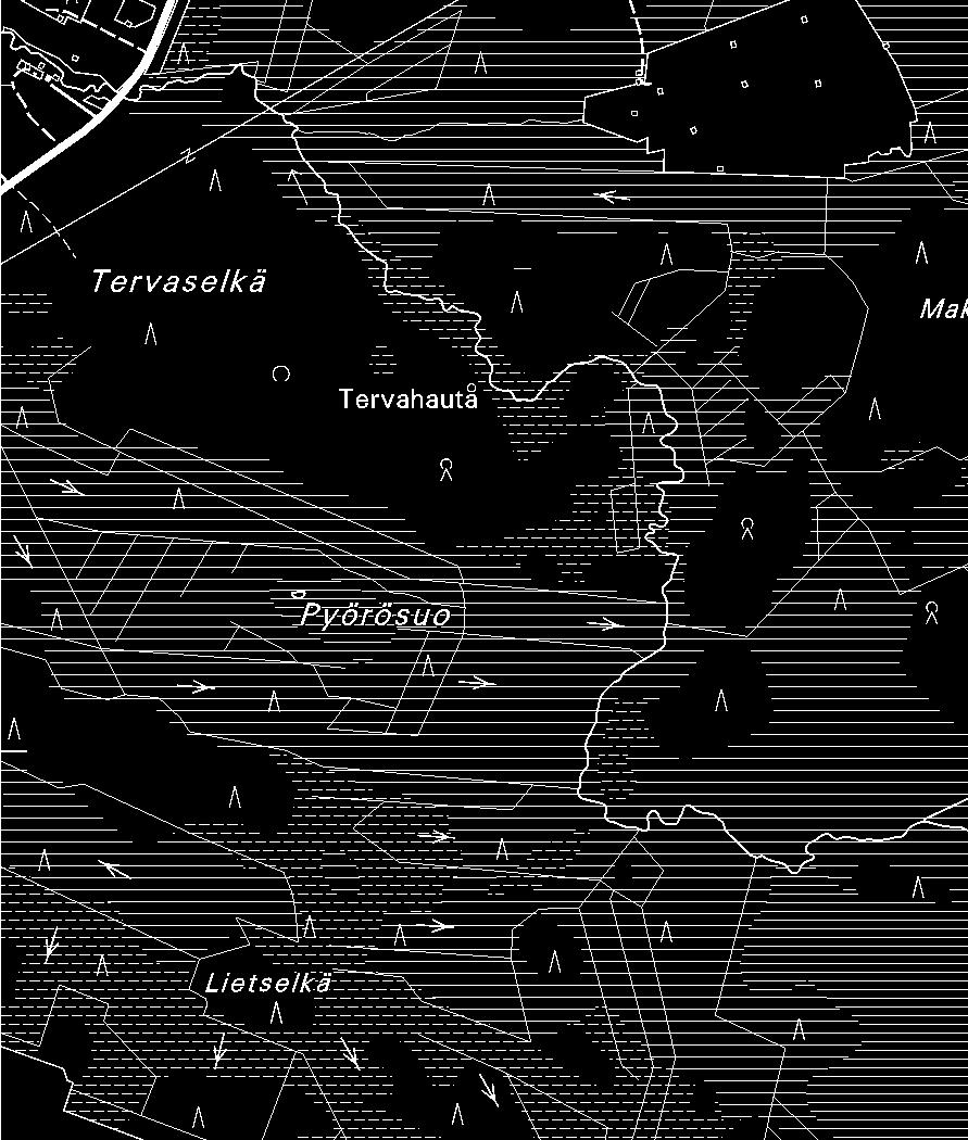 Hannu Pajunen 25 Pyörösuo Pyörösuo (kl 3424 05, x = 7206,3, y = 3470,5) sijaitsee noin 13 km kunnan keskustasta kaakkoon Suo rajoittuu idässä Vuotonojaan ja Kortesuohon ja muualla moreeniselänteisiin