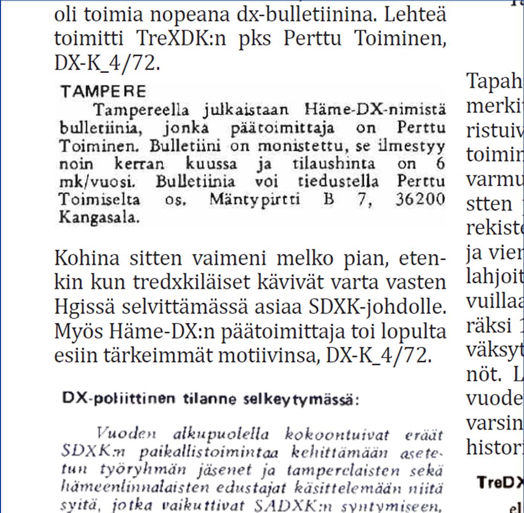1970-luku, muut riennot