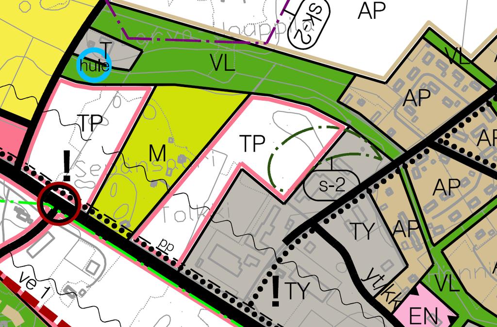FCG SUUNNITTELU JA TEKNIIKKA OY Selostus, valmisteluvaihe 11 (19) 3.2.4 Yleiskaava Isonkyrön keskustan osayleiskaava 2030 on saanut lainvoiman 20.1.2017. Kuva 9 Ote keskustan osayleiskaavasta.