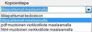 12/16 Tapahtumat nettiselaimesta kirjanpitoon - KÄYTTÖOHJEET Tuontimahdollisuuksia ovat: - maalaamalla tilin tapahtumia ruudulta - maalaamalla pdf-tiliotteen - maalaamalla html-tiliotteen -