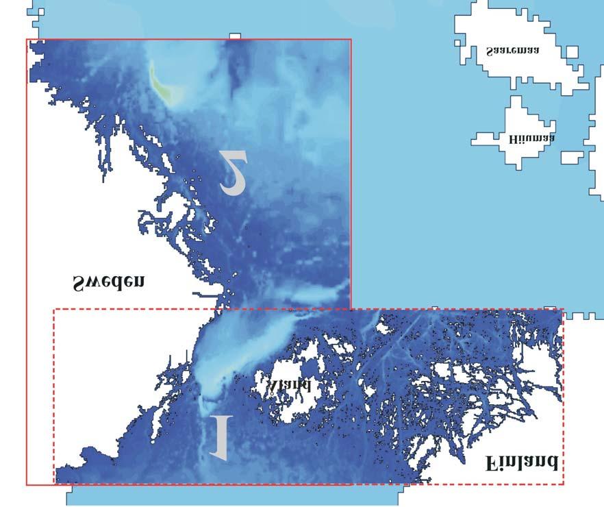 Turun - Ahvenanmaan - Tukholman saaristot Suomi BEVIS hankealueet A.