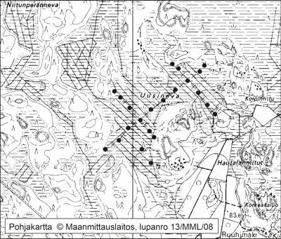 Kankaanpäässä tutkitut suot ja niiden turvevarat. Osa 3 16. Uusineva Uusineva (kl. 1233 07, x = 6862,1, y = 1565,2) sijaitsee noin 12 km Kankaanpään keskustasta luoteeseen.