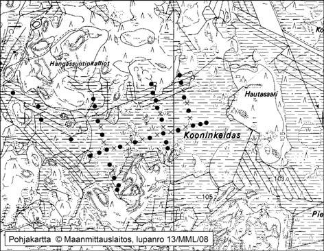 Tapio Toivonen ja Onerva Valo 23. Kooninkeidas Kooninkeidas (kl. 1233 07, x = 6869,0, y = 1569,8) sijaitsee noin 16 km Kankaanpään keskustasta pohjoiseen.