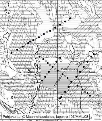 Tapio Toivonen ja Teuvo Herranen 42. Kallioneva Kallioneva (kl. 3413 04, x = 7105,9, y = 3480,0) sijaitsee noin 13 km Pyhännän keskustasta kaakkoon.