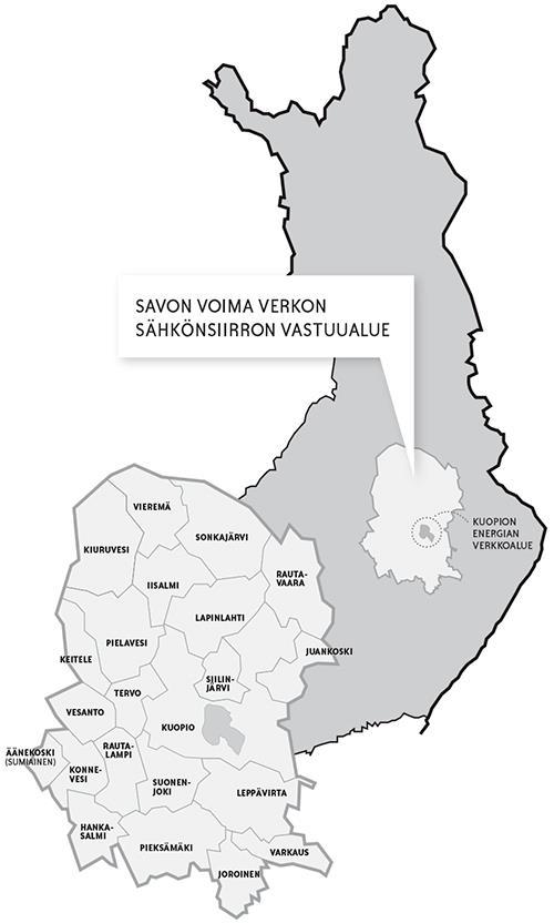 2 SAVON VOIMA VERKKO OY Savon Voima Verkko Oy on perustettu vuonna 2006, jolloin tapahtui verkkoyhtiön yhtiöittäminen omaksi liiketoiminnaksi. Yhtiö on osa Savon Voima -konsernia.