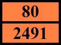 Kuljetusta koskevat erityismääräykset - Kolli (ADR) : V12 Vaaran tunnusnumero (Kemler-luku) : 80 Oranssikilpi : Tunnelirajoitus (ADR) : E - Merikuljetukset Erityismääräykset (IMDG) : 223 Rajoitetut