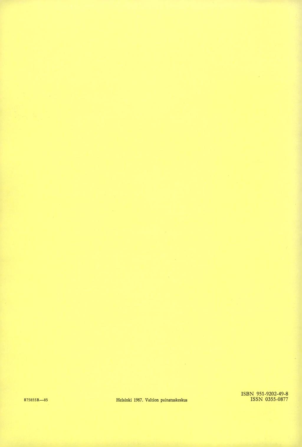 ISBN 951-9202-49-8 875855R-85 Helsinki