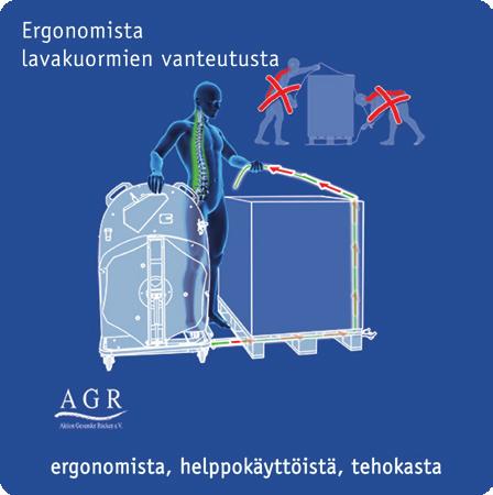 AGR:n virallinen hyväsyntä Minkälaisia ominaisuuksia tuotteelta voidaan odottaa, jotta se antaa selkärangalle ja liikuntaelimille optimaalisen tuen, takaa helpommat työolot eikä kuormita käyttäjää?