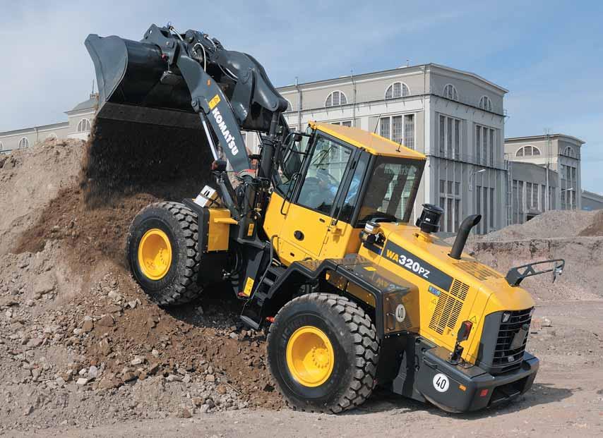 WA 320 Pyöräkuormaaja WA320-6 WA320PZ-6 MOOTTORITEHO 127 kw / 170 hv