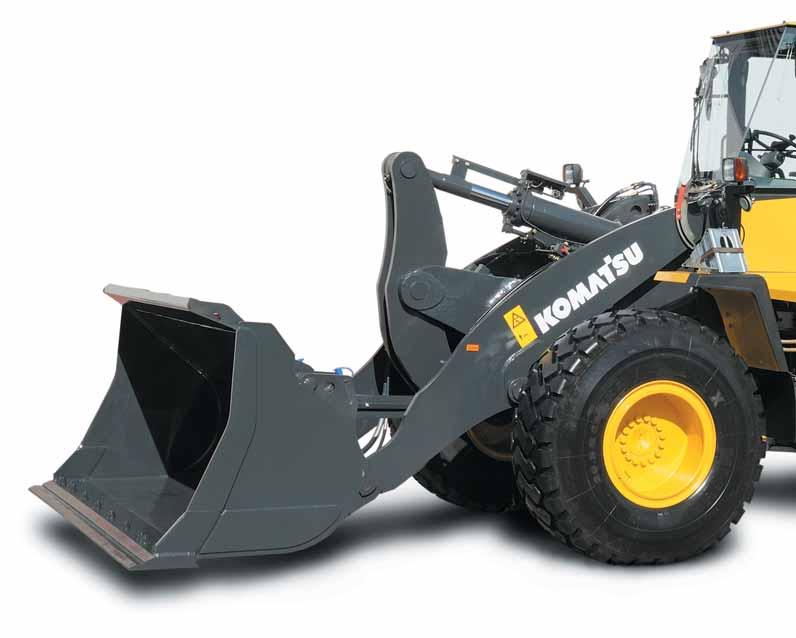 Yhdellä silmäyksellä Monikäyttöinen Komatsu WA320/PZ-6 pyöräkuormaaja on erinomainen tehon, mukavuuden ja käyttövarmuuden yhdistelmä.