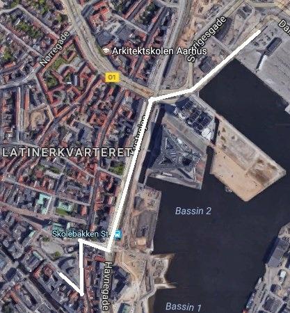 toisella lautalla Sjellannin pohjoisosiin ja