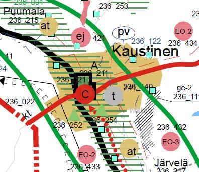 9 4. SUUNNITTELUTILANNE 4.1 Maakuntakaava Kaustisen kunta kuuluu Keski-Pohjanmaan liiton maakuntakaava-alueeseen. Maakuntakaavan 1. vaihe on vahvistettu 24.10.2003, 2. vaihe 29.11.2007 ja 3. vaihe 8.