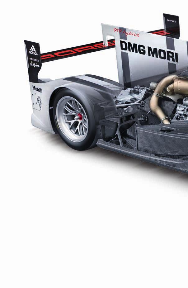 28 johdanto maailman ensiesittelyt teknologiat ecoline systems elinkaaripalvelut DMG MORI & PORSCHE Porsche Motorsport LMP1-tiimi Menestystä innovaation avulla Kuvatut työkappaleet ovat valikoituja