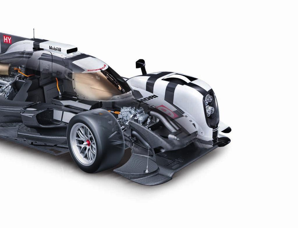 Journal nro 1 2015 29 Porsche 919 Hybrid Pyöränkannatin Jyrsintä DMC 125 U duoblock Materiaali: Erikoisversio alumiinia Jarrulevypytty Sorvaus CTX beta 800 Jyrsintä DMU 80 evo linear Materiaali: