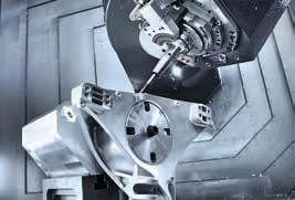 toolcraft käyttää tähän 15 DMG MORI:n CNC-koneen tukemana lastuamisen koko palettia.