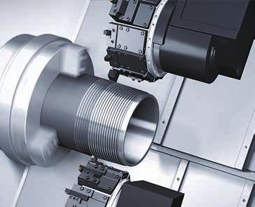 BMT -revolveri (Built-in Motor Turret) ja jopa 117 Nm:n vääntömomentti. Geiger Fertigungstechnologie GmbH Tuottavaa ja joustavaa NZX-sorvausautomaateilla.