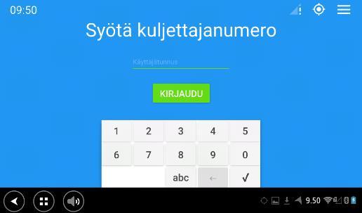 HUOM! Käynnistämisen jälkeen kyydinvälityspääte muodostaa langattoman yhteyden taksamittariin.