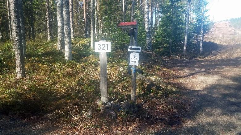 Telttapaikkoja hyvin rajallisesti.