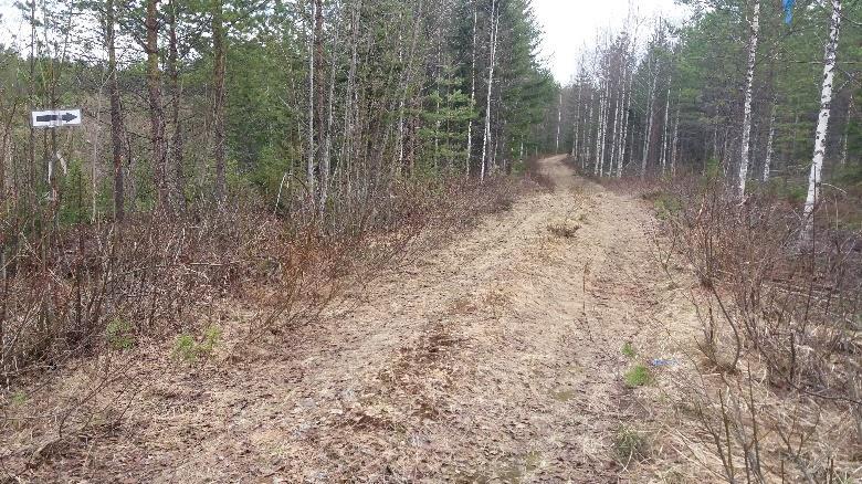 lyhyt reitti 75, pitkä reitti 110. Pohjoiseen juoksureitti jatkuu pitkin UKKreittiä.
