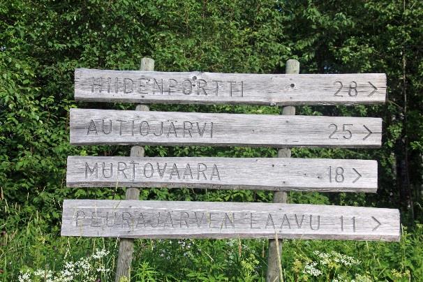 Ennen sitä on viitat Hiidenportti 28, Autiojärvi 25,