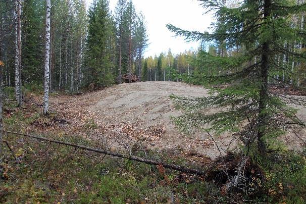 2km metsätaipaleen jälkeen pisteessä N63 49,580, E029 17,188 tullaan aivan