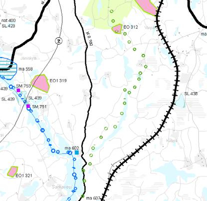 FCG Suunnittelu ja tekniikka Oy Kaavaselostus, luonnos 2 2.1.3 Muinaismuistokohteet 2.1.4 Rakennettu ympäristö 2.1.5 Maanomistus 2.