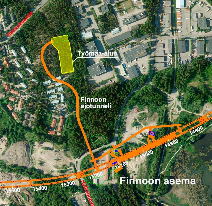 Finnoo työmaa-alue