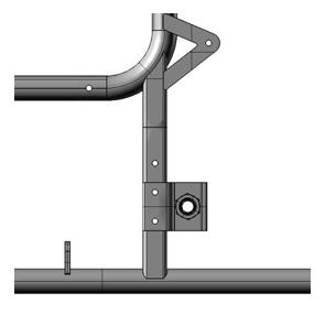 Tekniset tiedot 9.1 Istuinkorkeuden muuttaminen Primo Caneon pyörätuolin normaali korkeus on 50 cm, kuljetuspyörä 24 ja tukipyörä 7.