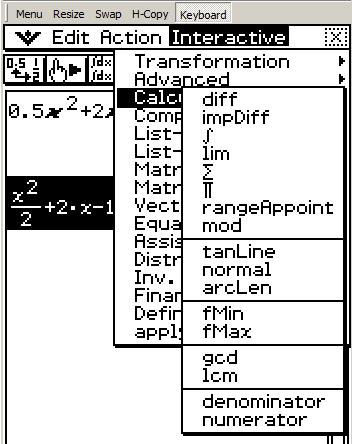 1)Analyysi 1. Avaa Main sovellus. Vasen palsta on laskujen tekemistä varten, oikea tulosten esittämistä varten. 2. Kirjoita funktio käynnistämällä ensin Keyboard.