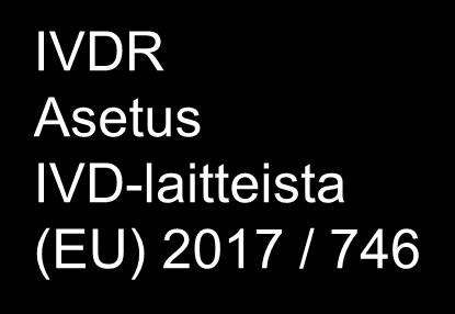 määräys 1,2,3,4,.. Harmonisoidut standardit? Esim.