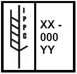 Esimerkkejä standardin mukaisista merkinnän muodoista ja käsittelymerkintöjen asettelusta: XX 0000 ZZ Merkintöjen selitys: XX =