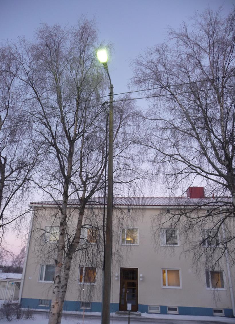 22 Lampputyypit arvioitiin valonväristä ja lampun mallista sekä alueen katuvalaistuksen valmistumisvuodesta (kuva 16).
