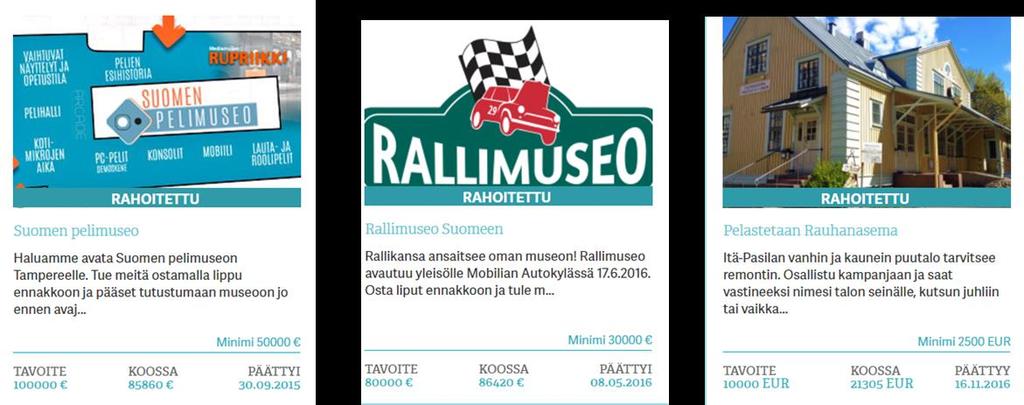 FCG SUUNNITTELU JA TEKNIIKKA OY Loppuraportti 16 (36) 31.5.2017 Mesenaatti.