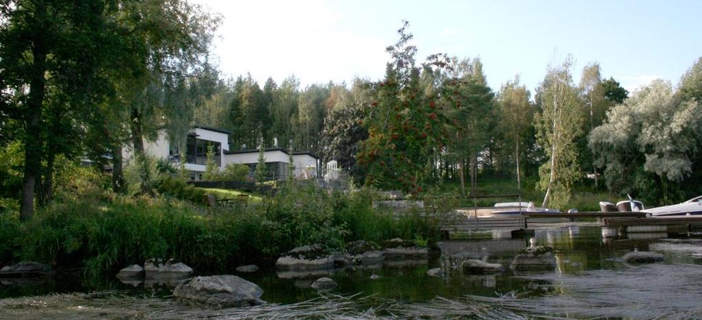 Fontellin huvilan rantasauna. Kuva vuodelta 2012.