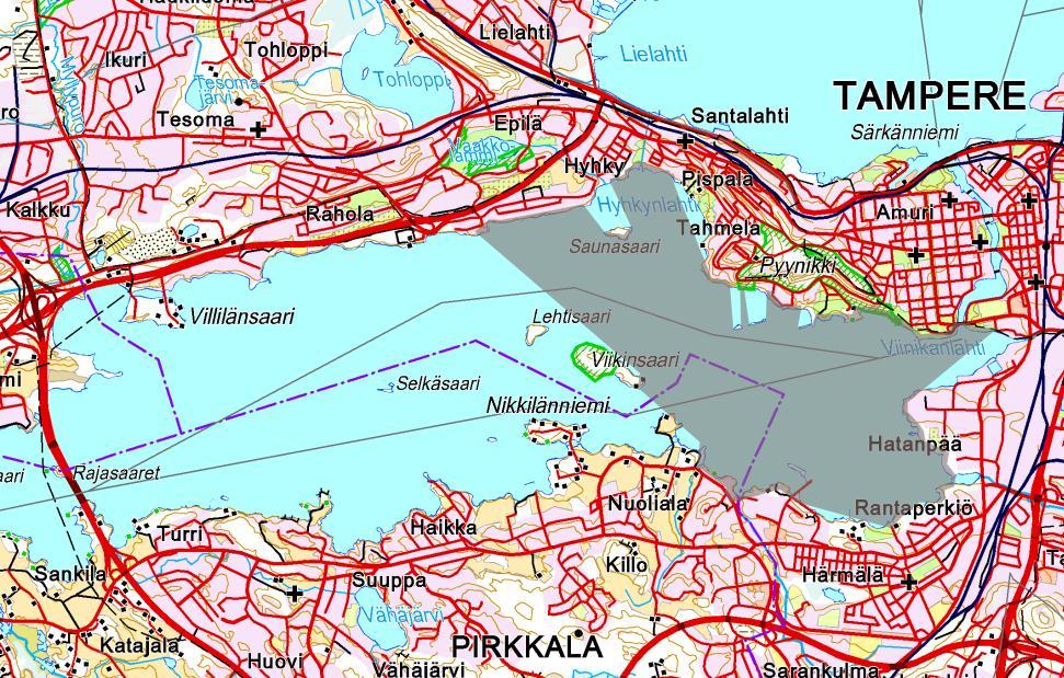 8 2.1 Kaavan vaikutukset järvimaisemaan Pyhäjärven ranta on kaavassa merkitty rantapuistoksi (VP-2): Puisto tulee rakentaa ottaen huomioon alueen sijainti ja maisemallinen merkitys.