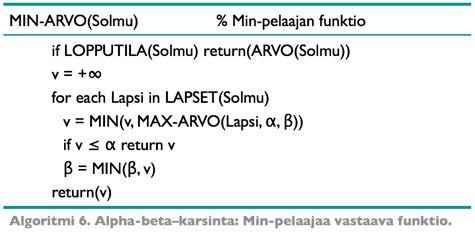 alipuiden karsintaan.