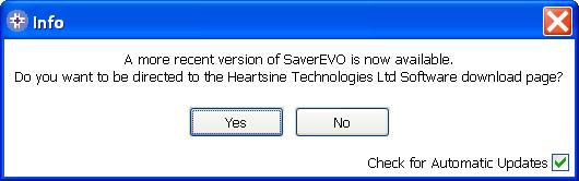 Huomaa kuitenkin, että kun Saver EVO asennetaan uudelleen, salasana palautuu ohjelmistossa oletusmuotoonsa. Tällöin ei kuitenkaan menetetä mitään aiemmin tallennettuja tapahtumatietoja.