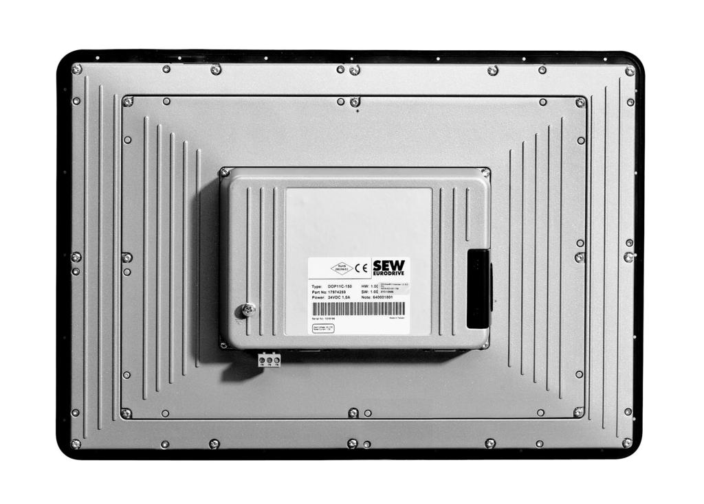 Laitteistorakenne DOP11C-120 ja -150 3 [1] [2] 9007208285378315 Kohta Liitäntä Kuvaus [1] USB-liityntä 1 x USB-Host 2.