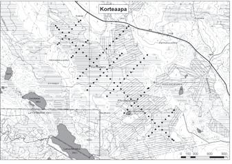 Matti Maunu, Jukka Räisänen ja Timo Hirvasniemi 5. Korteaapa Korteaapa (kl. 3641 02, x = 7417,7, y = 3505,0) sijaitsee noin 23 km Kemijärven keskustasta luoteeseen.