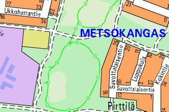 - Metsokankaan pallokenttä osoitteessa Metsänhoitajantie (laatuluokka 2 kesällä ja laatuluokka 3 talvella, 7000m2:n kumirouhepintainen tekonurmi