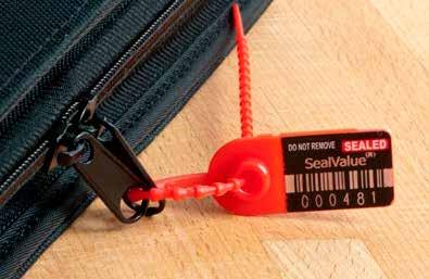 000 kpl tilauksiin Kiinteä teksti: DO NOT REMOVE SEALED 25 eri lukitusasentoa Materiaali: korkealuokkainen elintarvikekelpoinen polyamid Lukkopala tehty sään