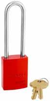 Hinnat ALV 0% Lisätietoa LOCKOUT/TAGOUTista ja sarjoituksista s. 34-> LOCKOUT/TAGOUT TURVALUKOT RIIPPULUKKO, ALUMIINIA (6835LT), PITKÄ 78 MM SANKA Alk. 24,00 /kpl Syöpymistä kestävä rakenne.