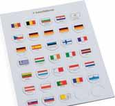 EURO lippumerkit Kartongista valmistettujen lippumerkkien avulla voit merkitä ja järjestää 2 euron kolikkokokoelmia.