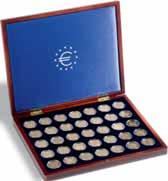2 euron erikoisrahoille EU:n lippu 30 vuotta kapseleissa Kolikon Ø 26 mm, 1 säilytyslevy, 35 pyöreää kolikkopaikkaa (32 mm Ø),