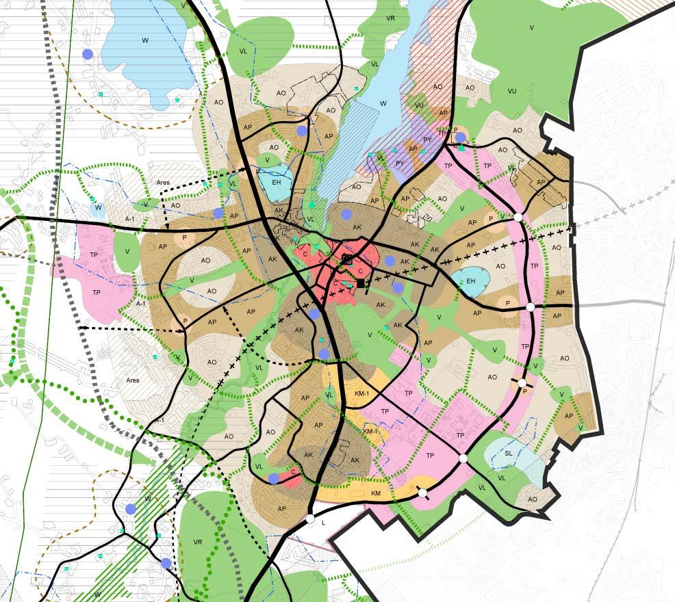 Tuusulan keskustan yleissuunnitelma ja koko kunnan yleiskaava 2040 Rykmentinpuisto Koko kunnan