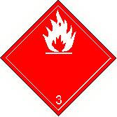 Sivu: 8/8 EMS-numero: F-E,S-D Oikea tekninen nimi: PAINT RELATED MATERIAL Ilmakuljetus ICAO-TI ja IATA-DGR: (jatkuu sivulla 7) ICAO/IATA-luokka: 3 UN/ID-numero: 1263 Label 3 Pakkausryhmä: III Oikea