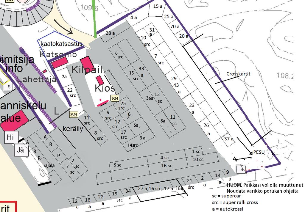 AIKATAULU (ohjeellinen) Honkajoki 30-31.8.2013 Perjantai 30.8.2013 12.00 Varikko aukeaa 16.00 Vapaaehtoinen ilmoittautuminen ja katsastus alkaa 17.